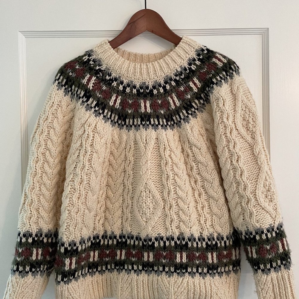 ZARA Jacquard Knit Sweater